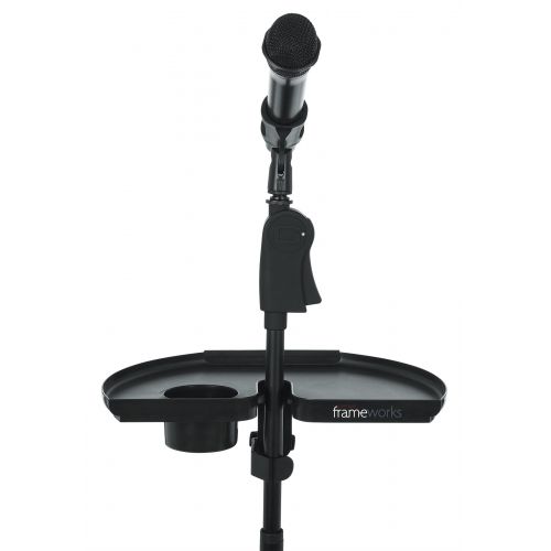 Подставка для аксессуаров с креплением на микрофонную стойку Gator Frameworks GFW-MICACCTRAYXL Mic Stand Accessory Tray XL